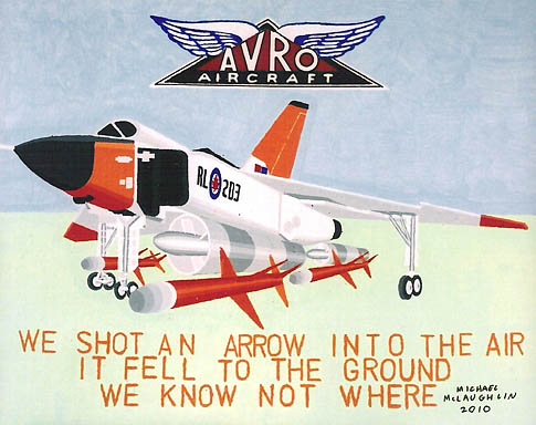 A.V. Roe Arrow - by Michael McLaughlin