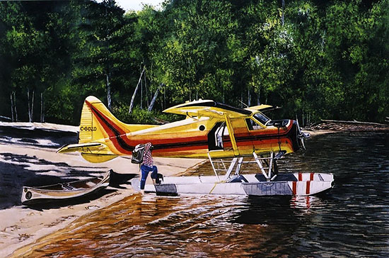 Sandy Shores - DeHavilland DHC-2 Beaver on Floats - by Cher Pruys